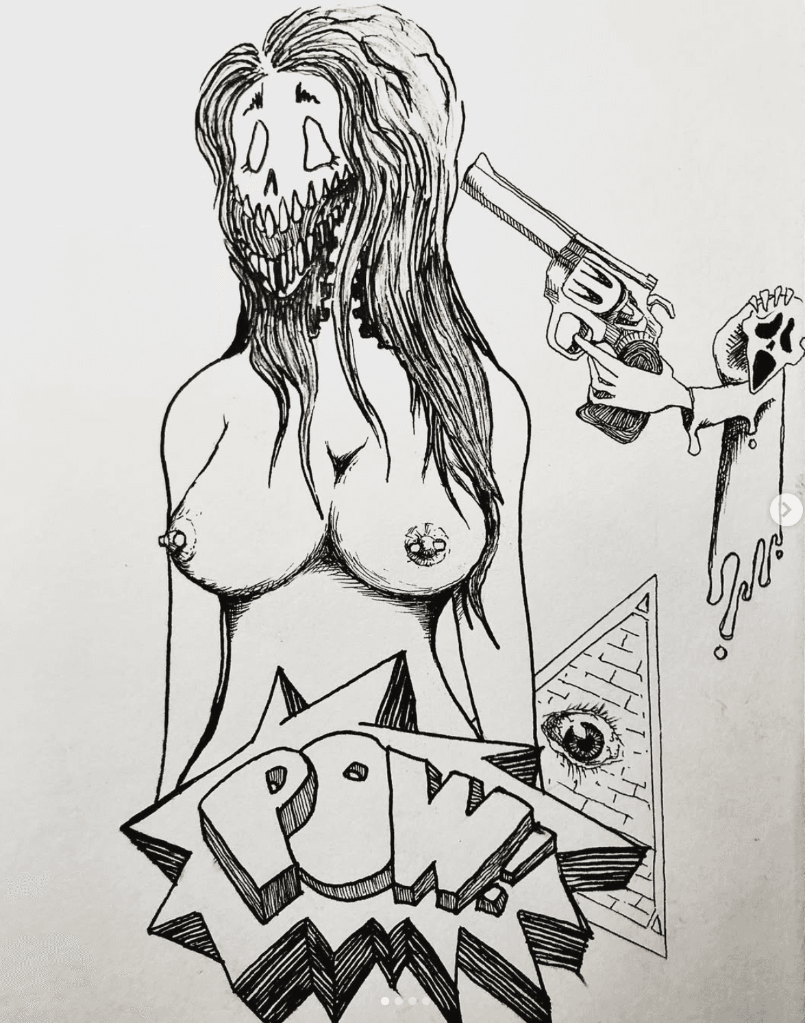 POW graphic artwork with comic impact energy.