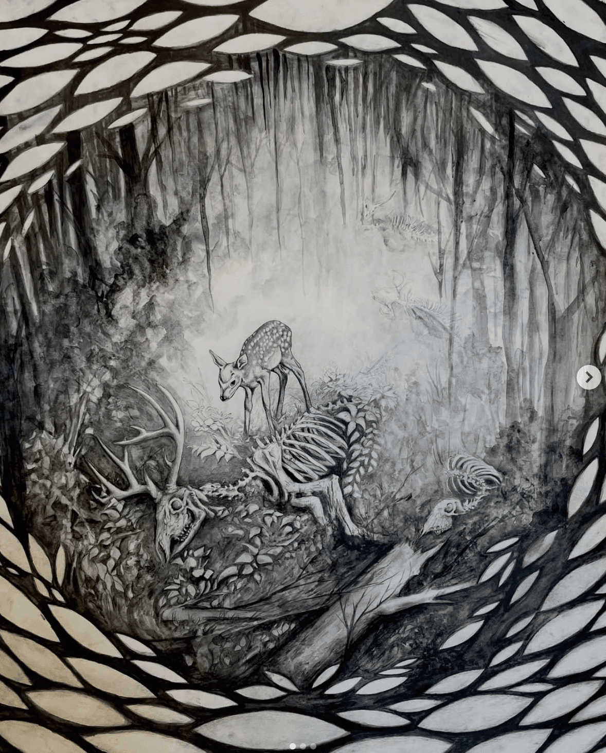 Bambi artwork connected to The Eternal Dao and animal forms.