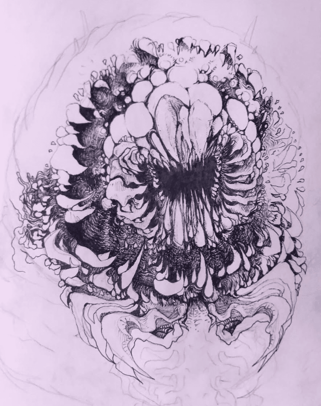 Wurm artwork with organic form for The Eternal Dao.